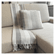 thumbnail image 2 of Combo Deco 2 Cojines y 1 Manta Multi stripe Blanco /Café / Beige Diseño Moderno Lavable x mts, 2 of 2