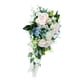 thumbnail image 3 of Boda romántica Novia Ramo de mano Flores rosas 50x25 cm Flores artificiales para el Día de San Valentín Despedida de soltera Festival, 3 of 5