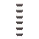 thumbnail image 1 of Kit de extensión de pulsera con eslabones para Apple Watch, 46 mm, color pizarra, 1 of 2