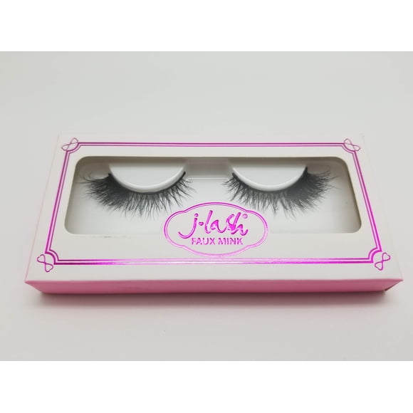 Pestañas postizas Jlash Faux Mink Lash (CELESTE) 100% hechas a mano