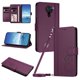 thumbnail image 1 of Funda Cartera Trébol para Xiaomi Redmi Note 9 4G con Ranuras Tarjetas y Carga Inalámbrica Violeta, 1 of 6