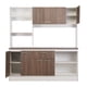 thumbnail image 2 of Kit Cocina Julieta 8 Puertas 1 Cajon Nogal - Blanco, 2 of 16