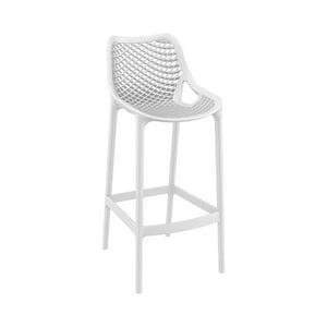 Klik Muebles - Taburete Piso De Bar Terraza Exterior Air Berlín - Blanco