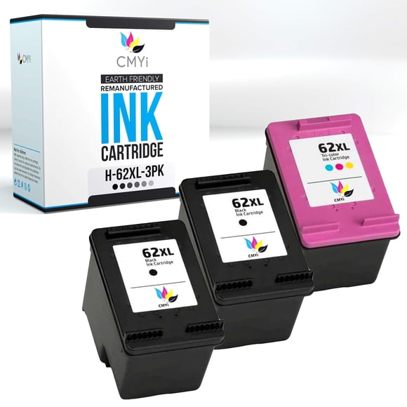 Cartuchos de Tinta CMYi 62XL Combo 2 Negro 1 Color