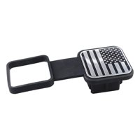 Ioensy - Gancho Genérico Para Remolque, Tapón A Prueba De Polvo, Fácil Instalación, Cubierta De Enganche De Remolque De Goma, Color Plateado