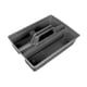 thumbnail image 2 of Gris Resistente Del Organizador Del Totalizador De La Canasto Del Carrito De La Limpieza Portátil De Los PP Para El Estilo A De Las Salas Del Arte, 2 of 3