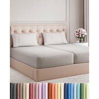 Juego De Sábanas Cgk Unlimited Split, Tamaño King, Gris Francés, 5 Piezas