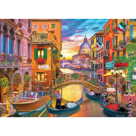 Rompecabezas RoseArt Kodak Premium Grand Canal Venice 1000 piezas