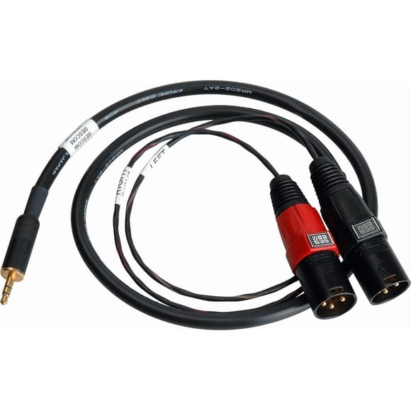 Cable Sescom SES-IPOD-XLRM03 de 3,5 mm a XLR 91 cm