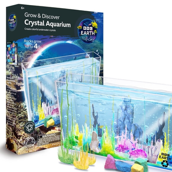 Kit Acuario de Cristales BBC Earth STEM 21x12x4cm Geología