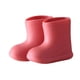 thumbnail image 2 of Zapatos De Mu?eca Hechos A Mano De Moda Para Mu?ecas BJD 1/12, Botas Cortas De Simulación Rojas, 2 of 5