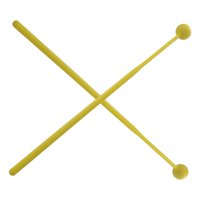 Bothyi - 2 Piezas De Palillos De Percusión De Tambor De Plástico De 30 Cm Para Woodblock Kids Energy Chime Yellow