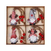 Magideal - 12 Piezas De Colgantes Navideños, Decoraciones Colgantes Coloridas, Accesorios Con Cuerda, Etiquetas Artesanales, Adornos Para Decoración De Fiesta En Estilo B