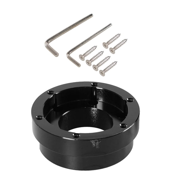 licencia adaptadora de volante de 70mm, compatible con G29 G20, repuestos, accesorios para camiones, modificación de coche de carreras, fácil de Negro