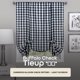 thumbnail image 2 of Cortina de ventana ACHIM Buffalo Check Tieup, 107 x 160 cm, azul marino y marfil, 2 of 6