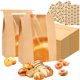 thumbnail image 1 of Bolsas de pan EUVBOKW 120 unidades para pan casero de masa madre Kraft, 1 of 7