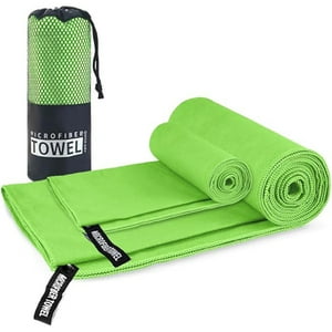 Veat00L - Set De 2 Toallas De Microfibra De Secado Rápido Para Deportes Y Gimnasio (76 * 152 Cm + 40 * 80 Cm)
