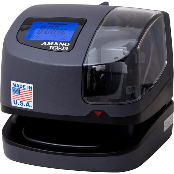Reloj Control de Asistencia Amano TCX35 Electrónico Gris
