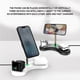 thumbnail image 3 of Cargador inalámbrico magnético 3 en 1 con carga rápida de 15 W, rotación de 360° y soporte para teléfonos inteligentes-Negro, 3 of 9