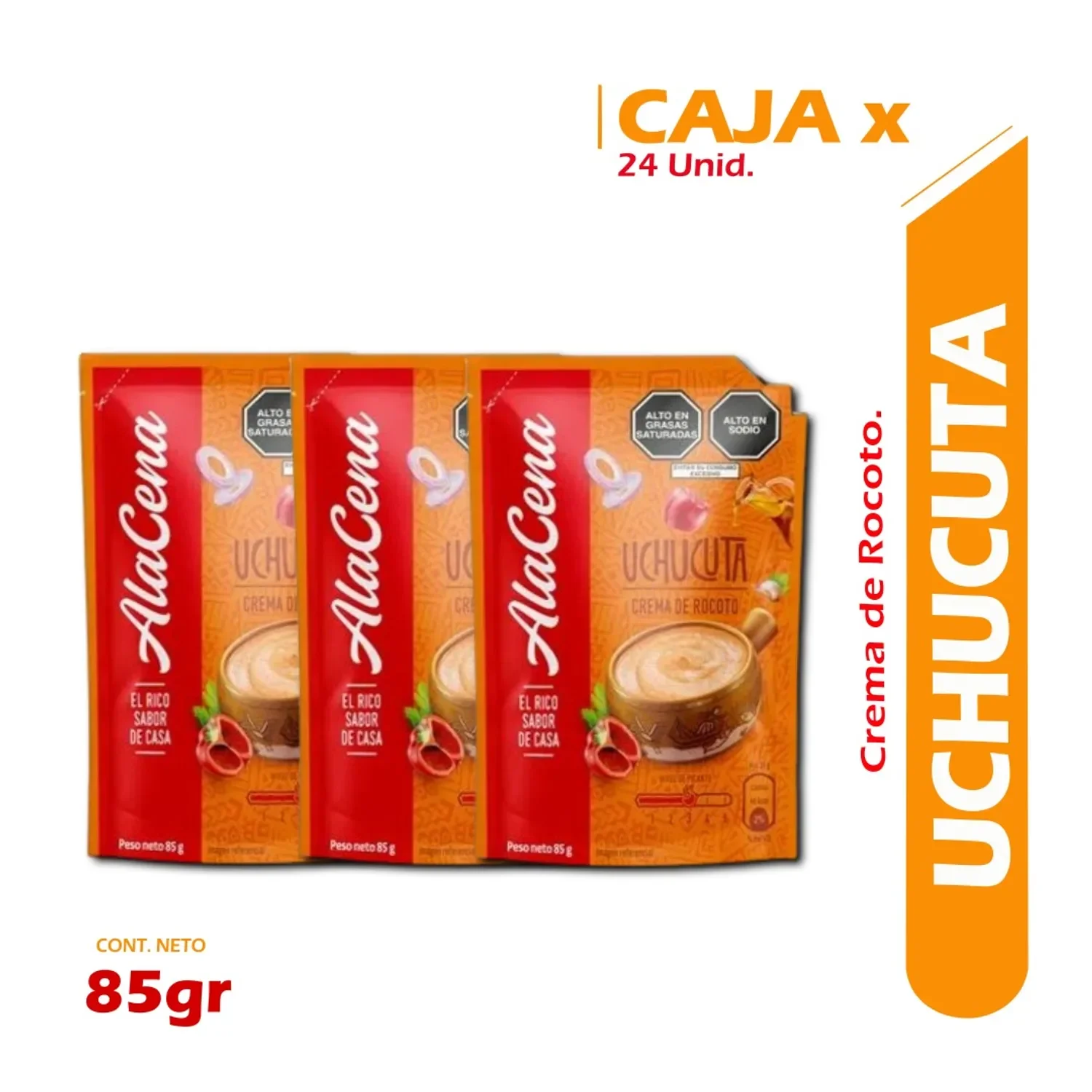 Alacena - Pack 03 Crema Uchucuta 85g