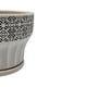 thumbnail image 4 of Macetero Maceta De Ceramica Blanco Patrones Negro Alto M, 4 of 7