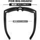 thumbnail image 2 of Gafas MAXJULI XL Z87 150 mm TR90 ANSI Z87, 2 of 3
