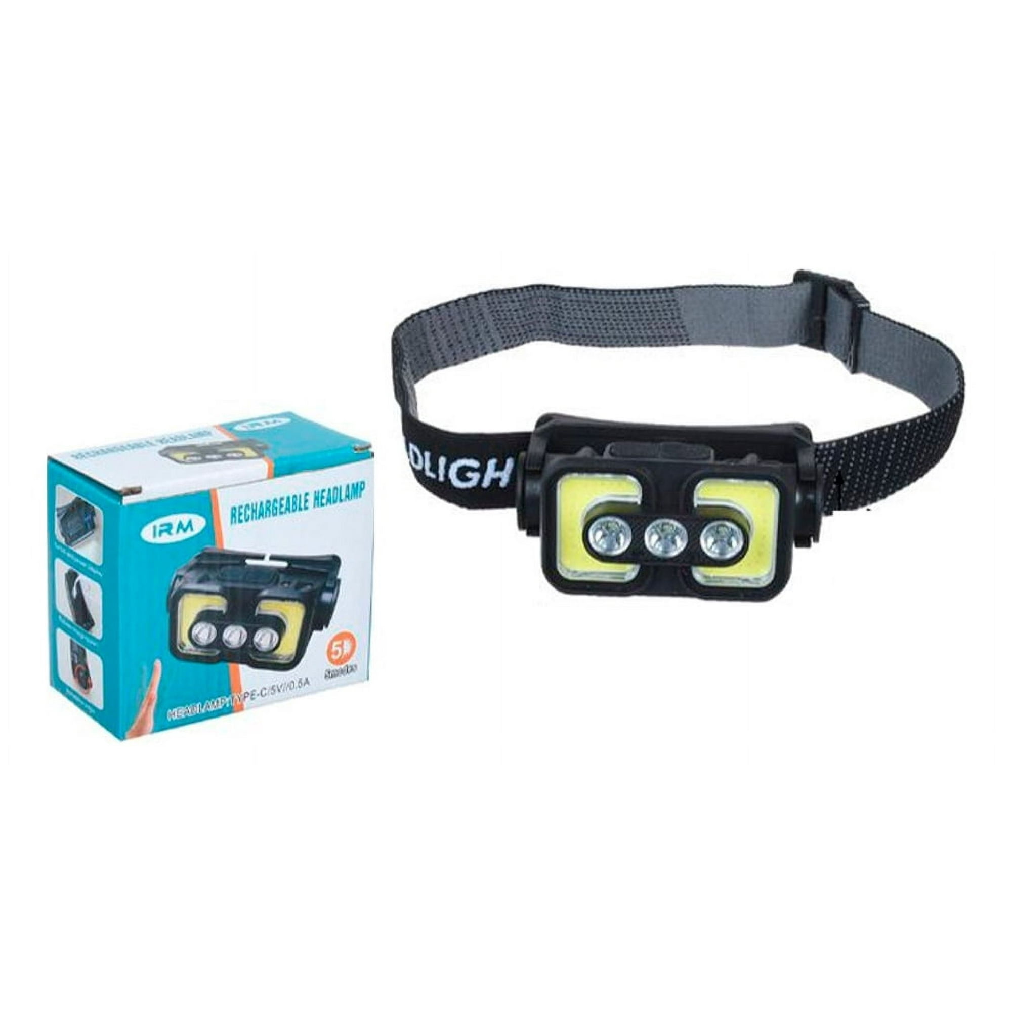 Disparo - Linterna Foco Minero Recargable Usb Para Camping Minero