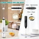 thumbnail image 5 of Espumador de leche JrundMSOXZ, recargable, eléctrico, 3 velocidades, blanco, 5 of 7