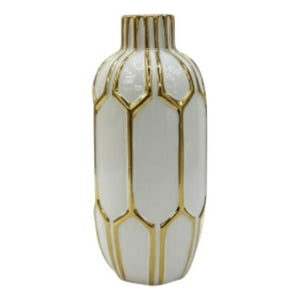 Genérico - Florero Jarrón Decorativo Lujo Geométrico Fusión Arte Jhn