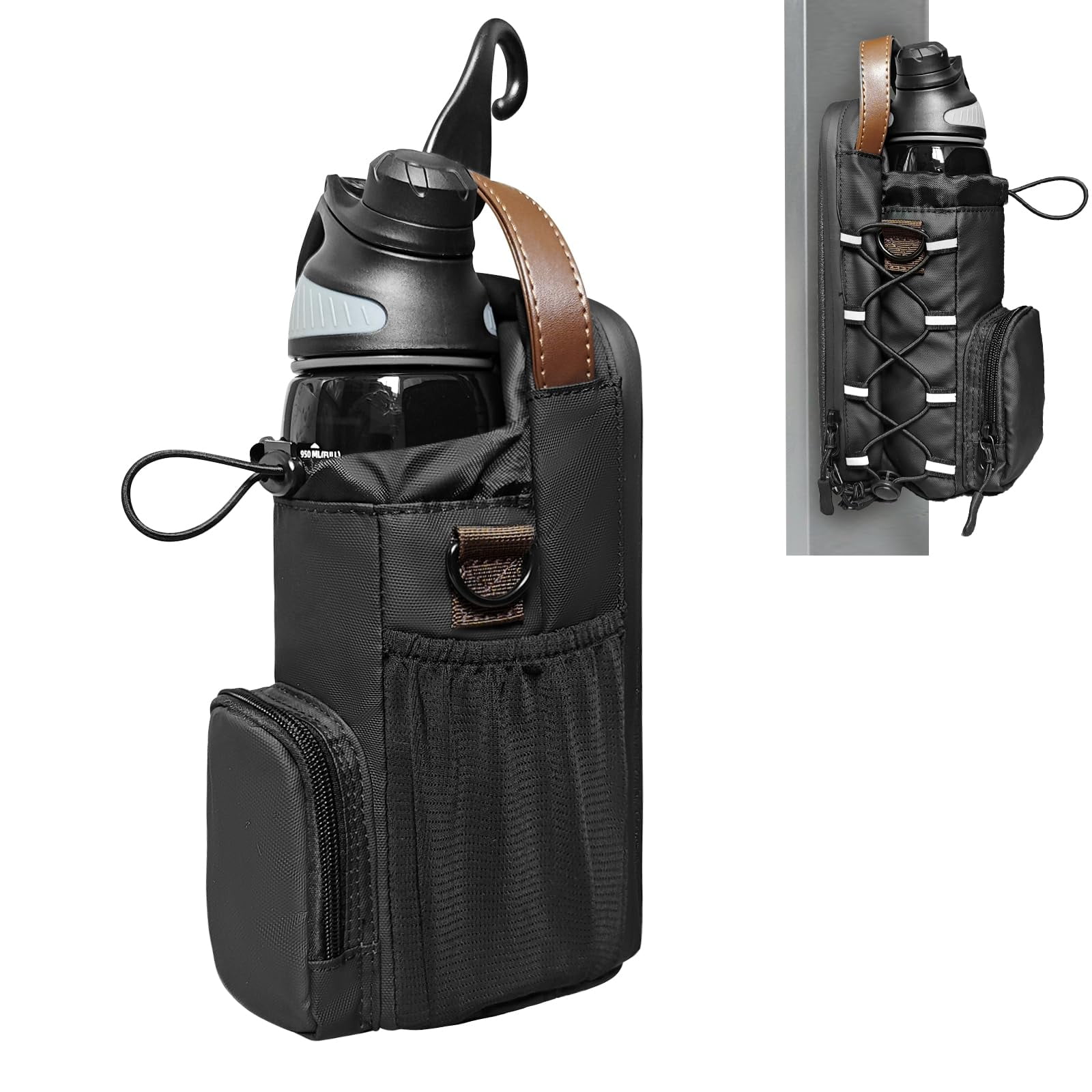 Xusx111 - Bolsa De Gimnasio Magnética,soporte De Botella De Agua Magnética Para Gimnasio,bolsa De Gimnasio Pequeña Para Hombres Y Mujeres,regalos De Gimnasio Y Accesorios De Gimnasio (excluyendo Hervi