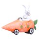 thumbnail image 5 of Resin Figurina De Automóvil De Bunny De Pascua Para Patio, Balcón, Decoración Del Patio 7.8x7x6.3 Pulgadas De Naranja, 5 of 5