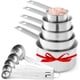 thumbnail image 1 of Juego de 10 tazas y cucharas medidoras de acero inoxidable (5 tazas y 5 cucharas), 1 of 7