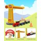 thumbnail image 3 of Juego de trenes de madera SainSmart Jr. para niños pequeños, 41 piezas con grúa, 3 of 7