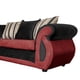 thumbnail image 4 of Seccional Dominga Chenille Tipo Lino Rojo 3 Cuerpos, 4 of 5