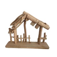 Bothyi - Pesebre De Madera Con Adornos Navideños Para Belén Al Aire Libre