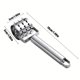 thumbnail image 2 of 1pc Stainless Steel Meat Tenderizer Roller Hammer With Handle Pizza Roller Suitable For Any Meat Kitchen Tools Easy To Clean Household Essentials, 2 of 4