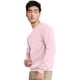 thumbnail image 4 of Sudadera Hanes EcoSmart de forro polar con cuello redondo para hombre, color rosa pálido, 4 of 5