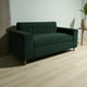 thumbnail image 2 of Sofa Dos Cuerpos Felpa Verde, 2 of 3