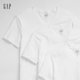 thumbnail image 3 of Remera de Hombre con Cuello en V GAP Paquete de 3 Blanco Óptico Talle Large, 3 of 3