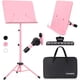 thumbnail image 1 of Soporte para partituras CAHAYA CY0194 con bolsa de transporte, color rosa, 1 of 7