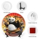 thumbnail image 3 of Franquicia de Kung Fu Panda Plato decorativo de porcelana fina (bone china), plato decorativo de cerámica para hogar, oficina, soporte de pared, platos decorativos para dormitorio - 6 pulgadas (15 cm), 3 of 6