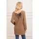 thumbnail image 2 of Sweater Mini Vestido Corto Tejido Abertura Lazo Espalda 2005, 2 of 3