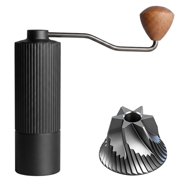 Molino de Café Manual Agilive de Acero Inoxidable – Negro