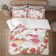 thumbnail image 1 of Wish Me Mell 3-Piece Bedding Set For Kids Boys Girls Adult Cartoon Warm Cute Fashion Holiday Present Gift Bed Sheets, 1 of 5