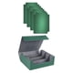 thumbnail image 1 of Caja De Baraja De Cartas Coleccionables, Juguete De Recolección Con Cierre Magnético, Almacenamiento De Cartas De Juego, Verde Y Gris, 1 of 5