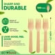 thumbnail image 2 of Tenedores de madera ECOSANX, 120 unidades, 6,5 cm, sin astillas, compostables, 2 of 7