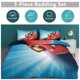 thumbnail image 3 of Cars Lightning McQueen Boys 3 Piece Bedding with 1 Flat Sheet And 2 Pillowcases Twin Bed Sheets, 3 of 5