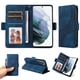thumbnail image 3 of Carcasa FOXDOCK Samsung Galaxy S21 de cuero PU, diseño acolchado clásico, protección contra caídas y rayones, 3 of 5