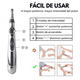 thumbnail image 4 of Lápiz Acupuntura Meridian Massage Pen Eléctrico 3 Cabezales, 4 of 8