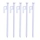 thumbnail image 1 of Estacas De Metal De 5 Piezas De Resistencia Estacas Para Acampar Clavijas De Tierra Clavo Blanco, 1 of 3